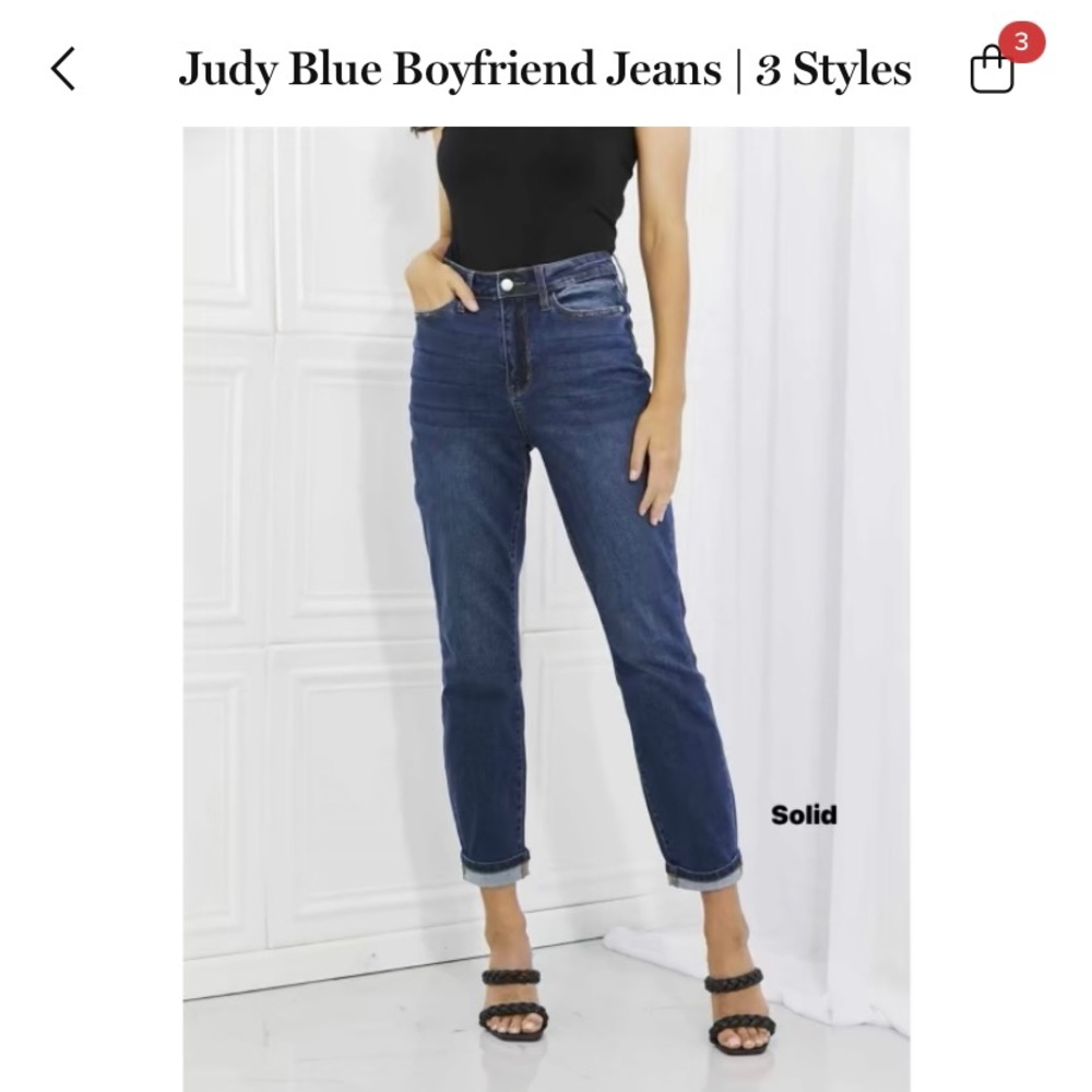 Judy Blue Boyfriend jeans size 9